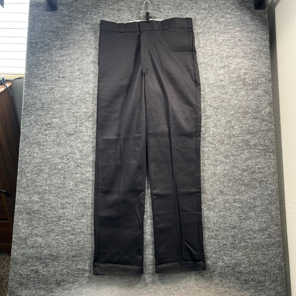 Dickies 874 Original Fit Black Work Pants Mens 36x36 874BK Straight Leg